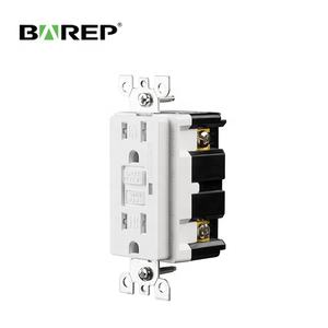 Presa a Muro GFCI BAREP BAS-<span class=keywords><strong>004</strong></span> 15A 125V (<span class=keywords><strong>TR</strong></span>) con 2 Uscite, Certificata CULus per 6000 Cicli di Vita, Uso Residenziale - Product Image 3