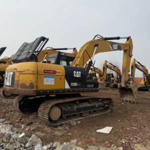 Excavatrice sur chenilles hydraulique Caterpillar CAT320D d'occasion, machine de construction de 20 tonnes, CAT320, CAT320d2, grande pelle d'occasion - Product Image 1