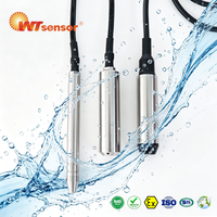 Transmisor de Nivel de Líquido Sumergible 4-20mA, Sensor Impermeable IP68, Sonda de 15.8mm de Diámetro para Monitoreo de Pozos Profundos, OEM