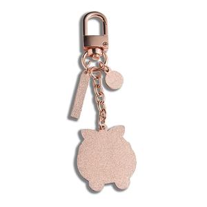 Porte-clés décoratif de haute qualité avec pendentif de personnage de dessin animé rose mignon, personnalisable avec logo - Product Image 4