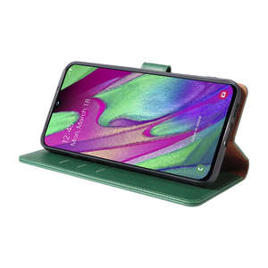 Custodia protettiva in TPU in pelle PU per Samsung <span class=keywords><strong>Galaxy</strong></span> <span class=keywords><strong>A40</strong></span> con custodia per telefono con supporto per carte di blocco RFID - Product Image 3