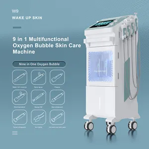 New Style 9 In 1 Machine Oxygen Water Jet Handpiece Lifting And Firming Removing Anti-aging Machine