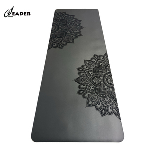 <span class=keywords><strong>Yogamat</strong></span> personnalisé en caoutchouc naturel de 5mm d'épaisseur en cuir PU <span class=keywords><strong>tapis</strong></span> de yoga imprimé tapetes tapetini de yoga <span class=keywords><strong>tapis</strong></span> tappeto tappetino - Product Image 5