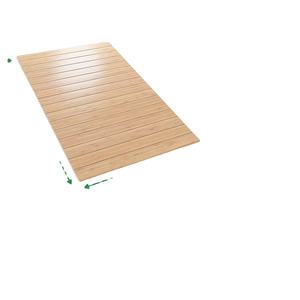 เสื่อห้องน้ำไม้ไผ่ขนาด80x50ซม. แผ่นกันลื่นทันสมัยสำหรับใช้ในห้องน้ำเป็นแผ่นปูห้องน้ำ - Product Image 1