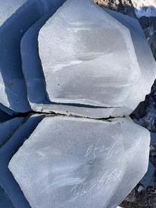 뒷마당 안뜰을위한 야외 정원 불규칙한 불꽃 현무암 디딤돌 - Product Image 3