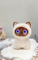 Robot Educativo Electrónico Inteligente, Gato Mascota con Clonación de Voz, Control Parental, Control por Aplicación, Wi-Fi, Regalo para Niñas, Certificado CE