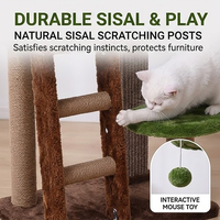Arbre à chat avec lit intégré, antibactérien, désodorisant, anti-formaldéhyde, en forme de fleur, tour d'escalade pour chat, capsule spatiale, mignon