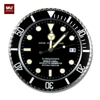 14 Zoll Metall-Kunst Zyklopen-Wanduhr Uhren Wohnungsdekoration Luxuriöses Design Wanduhr für die Wand