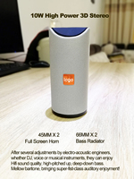 Altavoz BT Portátil Mini Tg113, Caja de Sonido Estéreo con Bajos para Exteriores, Tejido Impermeable para Deportes, Música, Computadora y Teléfono Móvil