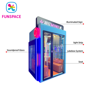 Funspace Centro Comercial, Cabina de Karaoke Insonorizada, Mini Sala de Práctica de Karaoke Móvil, Autoservicio sin Atención - Product Image 1