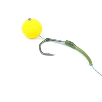 Hirisi Manchons anti-usure en caoutchouc souple pour hameçons de carpe, vert semi-transparent, pour D-Rig, Accessoires de pêche à la carpe AG193