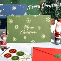 Hot Selling Custom Christmas Gift Card Set High Quality Paperboards Single Side Coating Premium Printed Latest Design