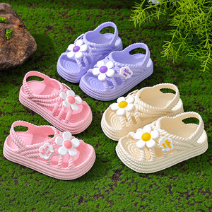 Nuevas Sandalias de Verano para Niñas de 2 a 8 Años, con Diseño Floral, Cómodas, Antideslizantes, para la Playa - Product Image 2