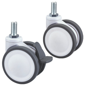 Ruedas giratorias médicas de 3 y 4 pulgadas, cama de hospital silenciosa, material TPR, dispositivo hospitalario, carrito Camilla giratorio, ruedas médicas - Product Image 5