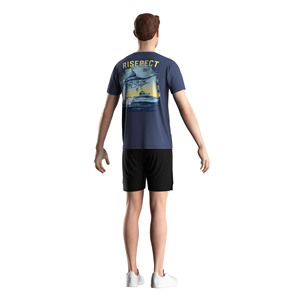 เสื้อยืดตกปลา เดินป่า พายเรือคายัค เนื้อผ้านุ่ม สไตล์ลำลอง UPF100+ รับสกรีนโลโก้แบรนด์ - Product Image 4