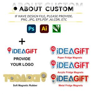 Aimants de réfrigérateur personnalisés en métal 3D avec logo de conception d'usine, vente en gros, aimants de réfrigérateur sur mesure - Product Image 3