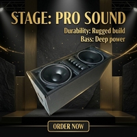 I.E.voice L206 Speaker Line Array Pasif Ganda 6,5 inci - Desain Kotak Logam untuk Gereja, Aula Perjamuan, Panggung Musik Luar Ruangan OEM/ODM