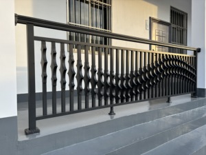 Alüminyum alaşımlı açık korkuluklar ve korkuluklar merdiven ve balkon/teras korkulukları çağdaş tasarım sağlam dayanıklı - Product Image 2