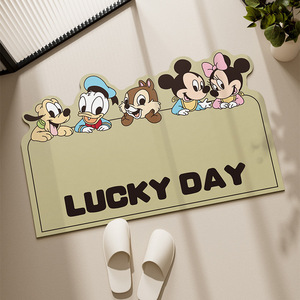 Cartoon Mickey Mouse <b>Soft</b> Floor Mat Novelty Shape Non Slip For <b>Kids</b> Kitchen Bathroom - Product Image 4