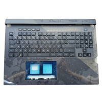 Clavier rétroéclairé RGB à clipsage rapide PO portugais pour ASUS Strix SCAR 17 G733QS G733QR G733QM G733QSA 90NR0591-R31PO0 avec repose-poignets