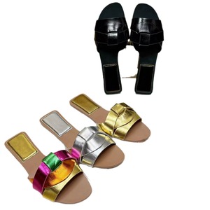 French High-End Women's Flat <b>Sandals</b> New Cross Strap Design Comfortable and Breathable for Summer Outdoor Wear - Product Image 5