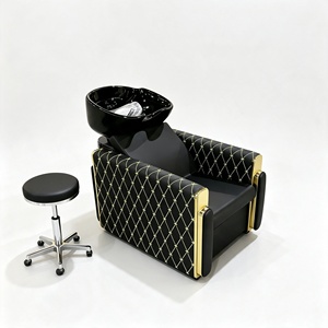 Ensemble de mobilier de salon moderne en cuir, chaises de coiffure réglables, fournitures de barbier en gros, fauteuil de barbier pour hommes - Product Image 5
