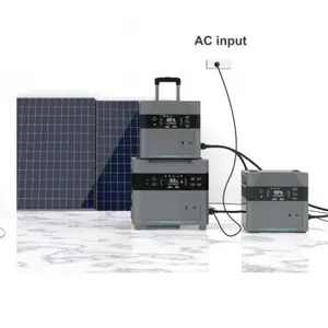 Centrale électrique portable haute capacité 71Ah 44.8V 3000Wh solaire Camping en plein air alimentation sans coupure UPS