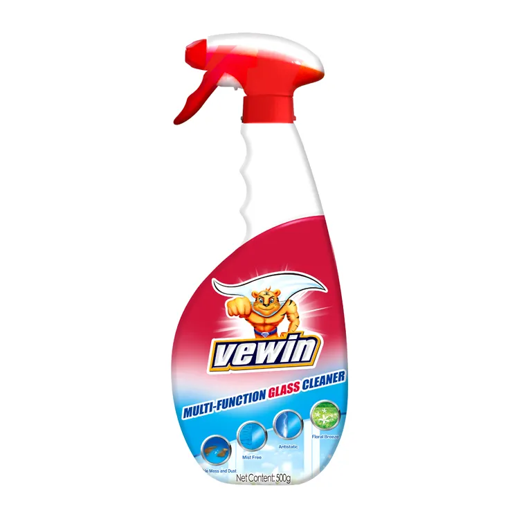 Spray de desinfecção para limpeza doméstica, produto anti-neblina, espelho de vidro e janela