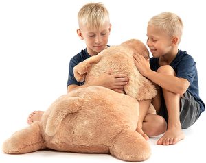 Kustom Realistis Besar Boneka Anjing Memeluk Mainan-Raksasa Tidur Tubuh Mewah Bantal untuk Anak-anak, Dewasa-Ideal - Product Image 5