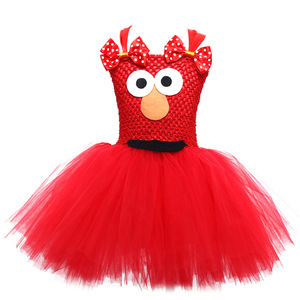 Halloween <span class=keywords><strong>Elmo</strong></span> Cookie Monster vestido corona varita mágica bolsa guante collar pulsera anillo pendiente conjunto Halloween fiesta Cos <span class=keywords><strong>disfraz</strong></span> - Product Image 3