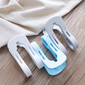 Large Clothes <b>Clips</b> Rectangle Plastic Drying <b>Clips</b> <b>Hook</b> Type Durable For Household Use - Product Image 2