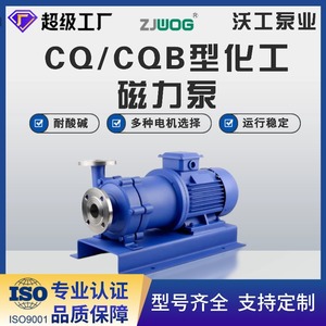 Bomba Centrífuga Magnética de Acero Inoxidable CQ CQB de Zhejiang Wogong Pump Industry Co., Ltd., con Altura de Elevación de 80m y 100m, Bomba Química - Product Image 4