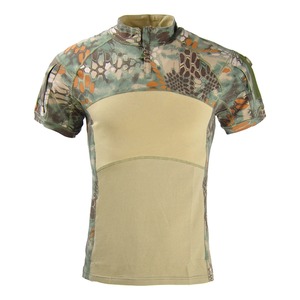 94% algodón + 6% Spandex <span class=keywords><strong>ropa</strong></span> para hombre Camisas tácticas de combate <span class=keywords><strong>ropa</strong></span> de caza camisa al aire libre Casual pulóver Tops senderismo camisetas - Product Image 2
