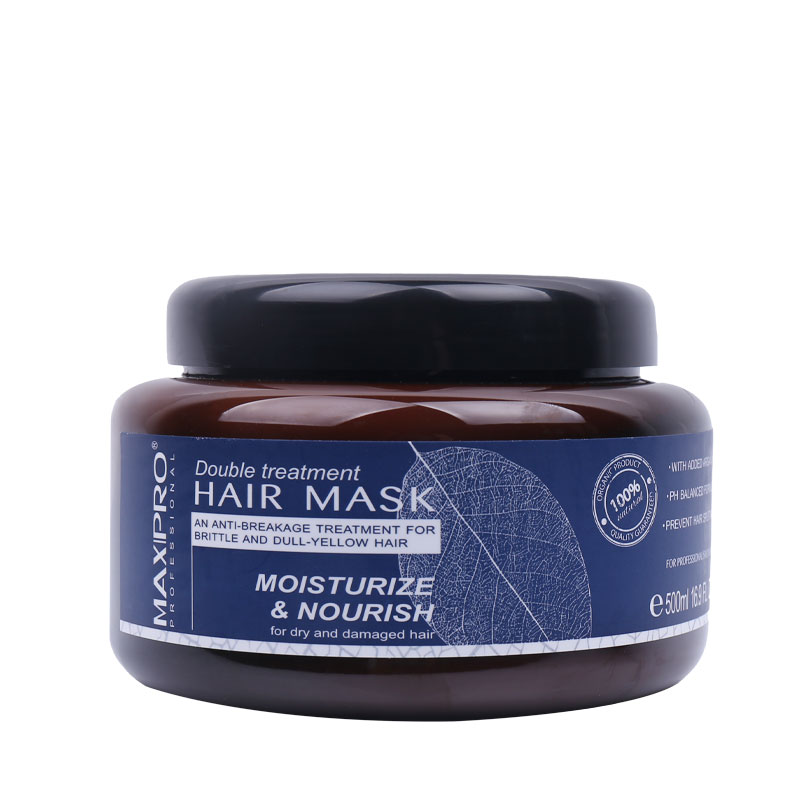MAXIPRO Double treatment hair mask cream keratin collagen moisturize nourish hair care 500ml