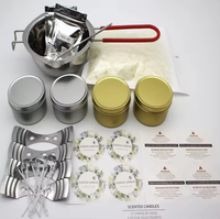 Kit de fabrication de bougies DIY en cire de soja et cire d'abeille, senteurs personnalisées, 10 ensembles, emballage OEM pour la décoration intérieure pendant Noël et Diwali – Offre Spéciale