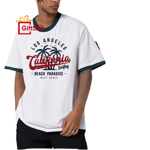 Camiseta de Hombre de Alto Gramaje, Corte Holgado, Estilo Urbano Hip Hop, Personalizable con Logotipo de Marca - Product Image 1