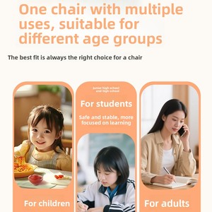 Silla de Estudio para Niños/Estudiantes, Silla de Escritorio para Computadora, Altura Ajustable, Malla Transpirable, Reversible - Product Image 3