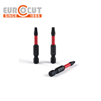 EUROCUT Meilleurs embouts de tournevis S2 Embout de tournevis magnétique à impact à tête carrée en acier pour tournevis à percussion