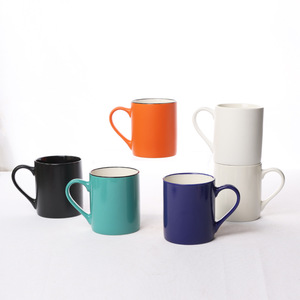 Mug en céramique couleur unie avec anse, tasse individuelle, cadeau promotionnel - Product Image 4