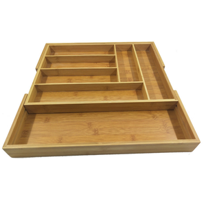 ขยายครัวลิ้นชักออแกไนเซอร์ไม้ไผ่ภาชนะถาด - Product Image 3