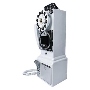 Telefono Vintage per Libro degli Ospiti Audio-Video, Popolare Accessorio per Matrimoni e Feste, Cabina Telefonica Rotante con Messaggi Audio - Product Image 6