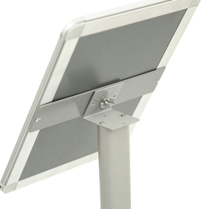 Soporte portátil para póster de Pedestal de 8,5x11 pulgadas, soporte para menú de suelo de Metal de aluminio para interiores y exteriores para exhibición de tienda - Product Image 3