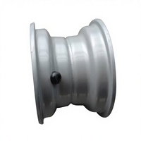 Nouvelle jante de roue en fer argenté de 110 mm à 3 trous pour motocross tout-terrain, VTT, quad, kart, mini-moto, accessoires de course