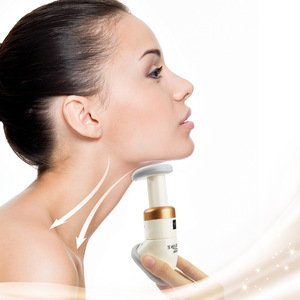 Masajeador facial y de cuello con batería y control mecánico para adelgazar el mentón y reducir la papada - Product Image 2