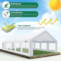Tente de fête 30x15FT auvent de mariage robuste abri d'événement PVC matériel imperméable chapiteau de fête de mariage tente