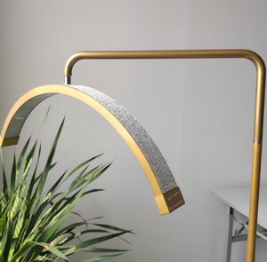 Đèn sàn điều chỉnh độ cao FOSOTO dành cho giường nối mi, đèn vòng tròn nửa vầng trăng màu vàng, đèn nối mi, đèn trang điểm, chụp ảnh, đèn xăm - Product Image 3