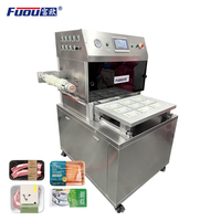 Viande fraîche volaille emballages de remplissage sous vide et au gaz machine à sceller les plateaux MAP scellant les plateaux de restauration rapide pour la viande de poisson et le tofu
