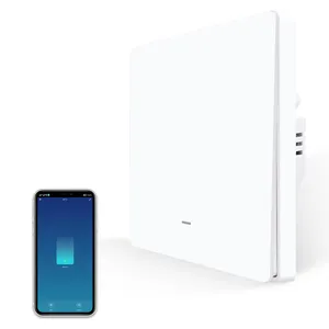 Bingoelec Công Tắc Nút Nhấn Thông Minh Tuya WiFI + RF433 1 Gang 1000W Có Điều Khiển Bằng Giọng Nói Nhà Thông Minh