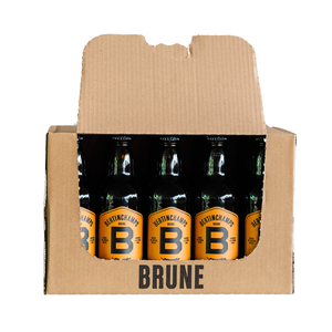 Cerveza Negra Bruné 50cl, Cervecería Belga Bertinchamps, Cerveza Artesanal, Ale Oscura 17P 80 EBC, Sin Aditivos, Sin Especias, Malta, Lúpulo, Botella 7% - Product Image 2