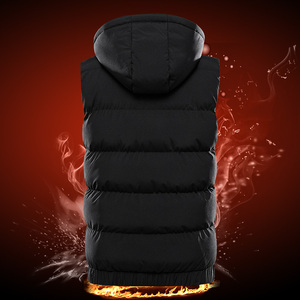 STOCK Smart Heated Vest Cotton Filling Battery Not Included 5v Men <strong>Work</strong> Thermal <strong>Body</strong> <strong>Warmer</strong> Plus Size 9 Heating Zones Gilet - Product Image 3